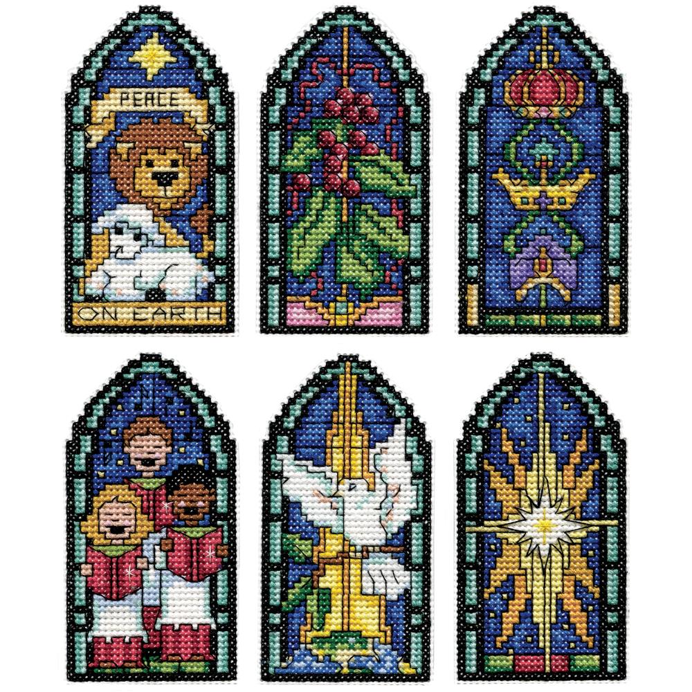 Peace On Earth Plastic Canvas Ornament Kit